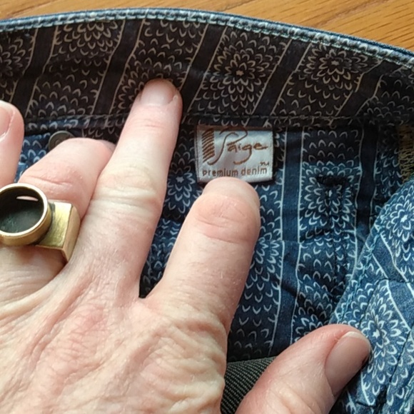 Paige Blue Heights Super Peg Skinny Jeans - Picture 6 of 7